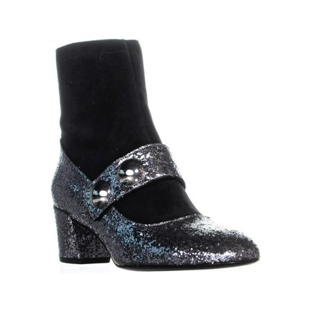 - Womens Marc Jacobs Margaux Cabochon Ankle Boots, Antique Silver