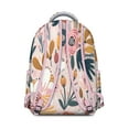 thumbnail image 3 of Summer Tropical Floral Backpack - Lightweight Durable Bookbag for Commuters, 3 of 6