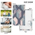 thumbnail image 6 of Yayeee 100% Cotton Hand Towels for Bathroom 16" x 28" Soft Absorbent Kitchen Towel, Dark Cubes, 6 of 7
