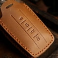 thumbnail image 4 of Leather Car Key Cover Case Keyring Protective Bag for Great Wall WEY Tank 300 GT Auto Accessories, 4 of 9