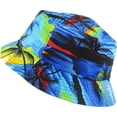thumbnail image 4 of Tropical Scenery Hawaiian Bucket Hat Fashion Print Summer Cap, 4 of 6