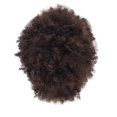 thumbnail image 1 of Peluca HUOGUO Brown sintética rizada corta afro para mujer, 1 of 5