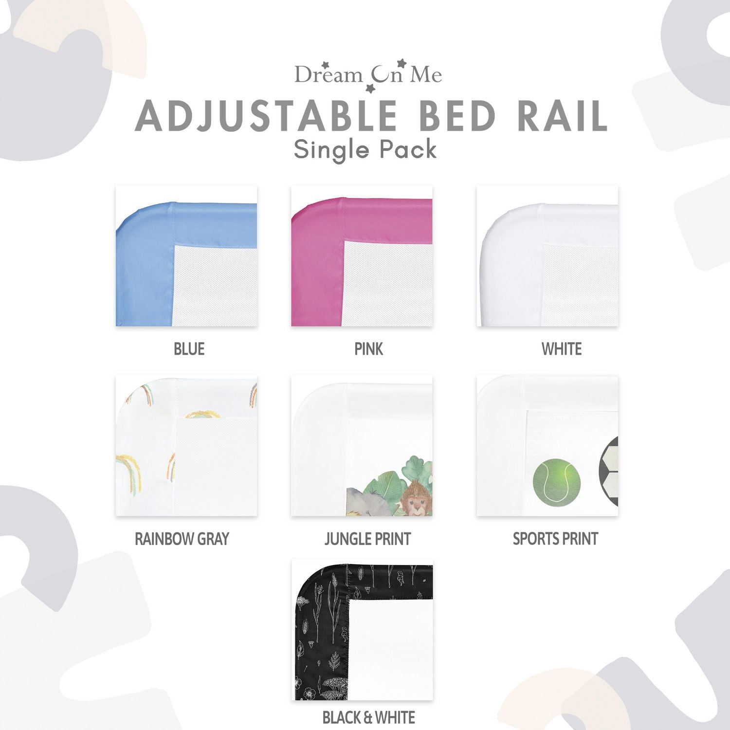 Dream On Me Rail De Lit Réglable En Maille, Modèle # 444