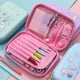 thumbnail image 2 of Estuches de lápices kawaii para la escuela, estuche de lápices rosa de gran capacidad, penden zak plumier scolaire fille estojo escola rabbit penbox, 2 of 4