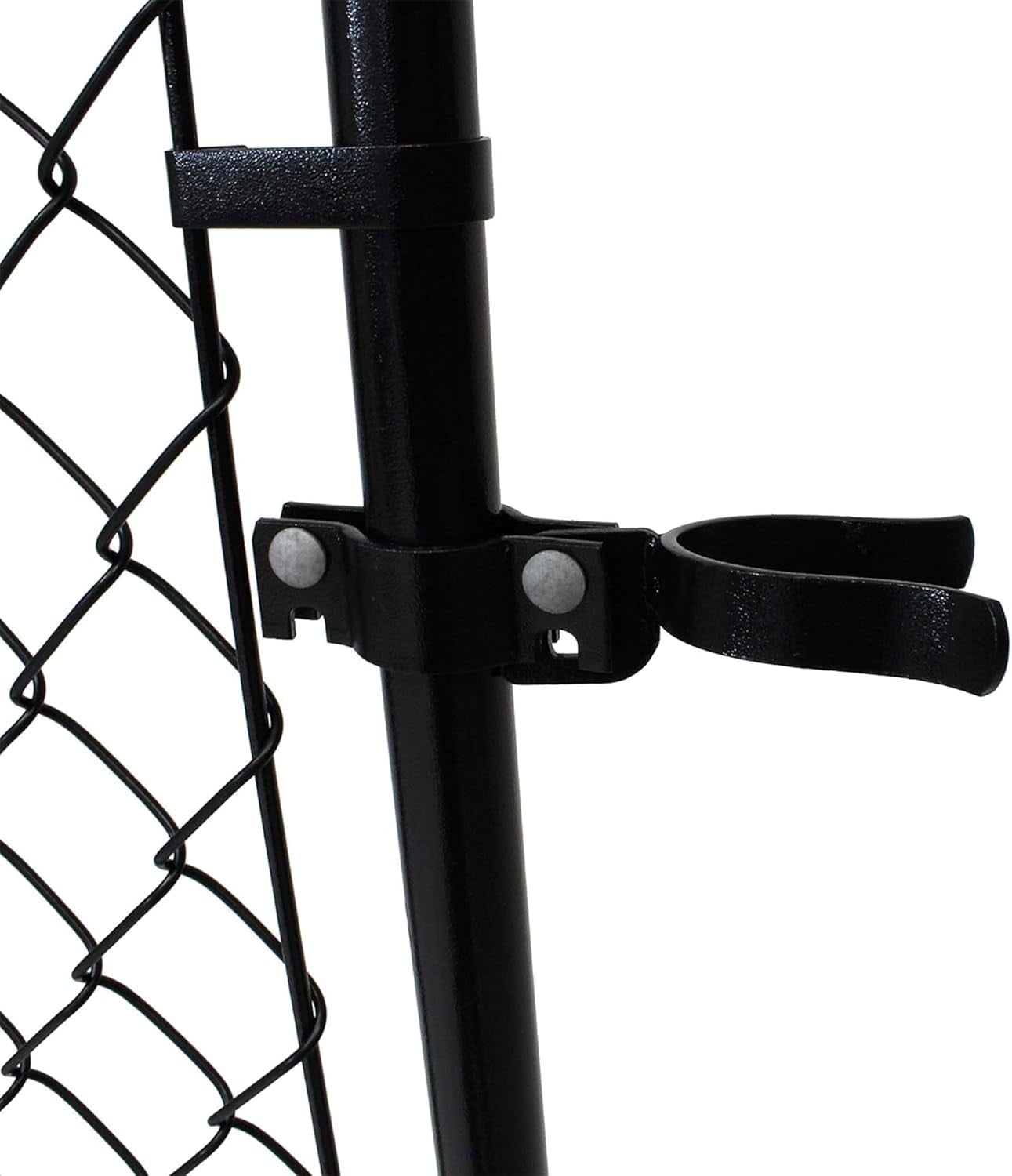 MAYEERTY Adjustable Chain Link Walk Gate Kit with Round Corner Frame, Fit-Right, 3.8'H