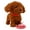 Brown, variant on Brown Repeats Speech Samoyed Dog Toy 100%Polyester Licking Barking Walking Electronic Pet