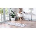 thumbnail image 3 of Rugs.com Georgia Collection Rug – 8 Ft Runner Ivory Flatweave Rug Perfect For Hallways, Entryways, 3 of 9