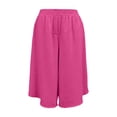 thumbnail image 6 of Certgust Hot Sales Under $30 Vacation Outfits for Women Wide Leg Pants for Women Flowy Palazzo Drawstring Elastic Waist with Pockets Summer Beach Vacation Outfits, 6 of 8