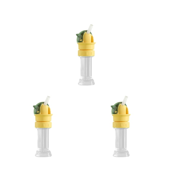 Tapa con pajita para convertir botellas de agua: tapa con boquilla a prueba de fugas y derrames para botellas estándar, accesorio de hidratación portátil para viajes, entrenamientos y uso diario.