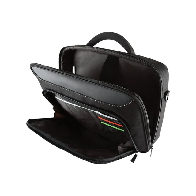 Targus Classic+ Clamshell - Étui de Transport pour Cahier - 17 Pouces - 18 Pouces - Noir, Rouge