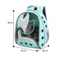 thumbnail image 4 of Mochila transpirable para gatos y perros, portátil, para exteriores, Gato, panorámica, transparente, transpirable, para mascotas, 4 of 5