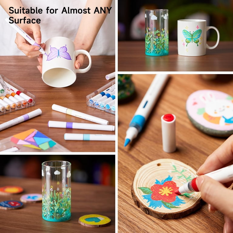 Shuttle Art Acrylic Paint Markers, 36-Color Set with Storage photo 8
