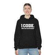 I CODE What’s your special power Coder Unisex Hoodie, S-5XL