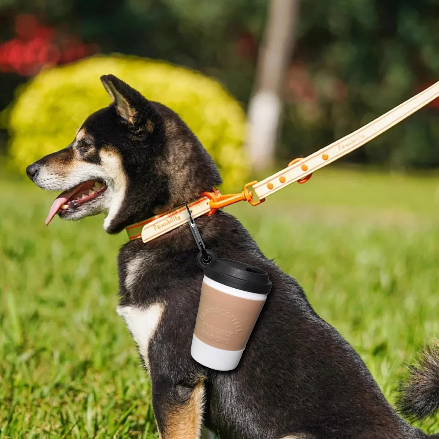 Dog Bag Holder with Clip, Shaped Waste Dispenser for Leash and Travel