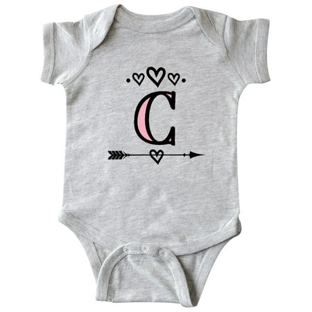 

Inktastic Letter C Monogram Tribal Arrow Gift Baby Girl Bodysuit