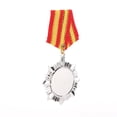 thumbnail image 4 of Medalla 5 Cm Plata Con Cinta para El Cuello Premios Juegos Pelota, 4 of 5