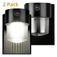 thumbnail image 7 of 2 Pack Dusk To Dawn LED Wall Pack Outside Lighting, 9W 1000lm Bright Exterior Wall Mount Lights, AC 120V Electricity Commercial Outdoor Light Fixture With Photocell, 4000K Natural, 7 of 7