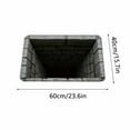 thumbnail image 3 of ERK 3D Optical Illusion Rug, Non-Slip Floor Mat for Indoor & Outdoor Use, Blue Cave & Stone Visual Illusion Doormat for Bedroom, Living Room, ( 40x60cm), 3 of 6