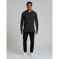 thumbnail image 4 of Real Essentials 3 Pack: Men's Cotton Lightweight Casual Pullover Drawstring Hoodie With Pocket (Available In Big & Tall), 4 of 7