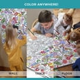 thumbnail image 3 of Large Coloring Poster - Classic Coloring Sheets for Kids & Adults, Use on Floor, Wall, or as Table Cover, Giant Coloring Pages with Quality Paper, Perfect for Parties & Classroom (Easter 24" x 48"), 3 of 5