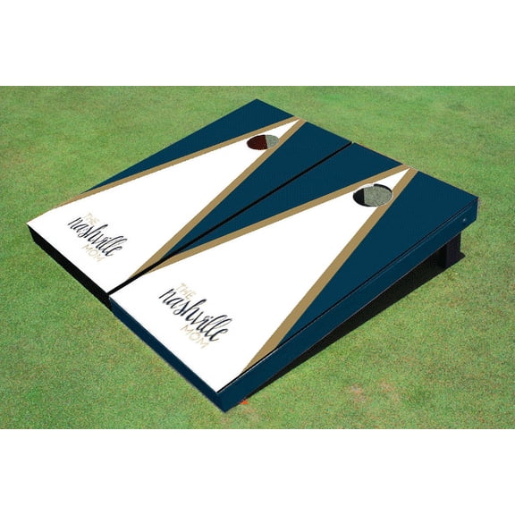 Painted Nashville Mom Themed Cornhole Boards