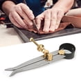 thumbnail image 4 of Heat Quenched Spring Divider Carbon Steel Brass Flat Leg Inside Spring Caliper for Scribing, 4 of 8