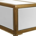 thumbnail image 7 of Uttermost Reflect Transitional Metal Glass and MDF Console Table in Gold, 7 of 7