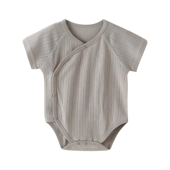 XXWXYD Cotton Bodysuit for Babys, Short Sleeve Bodysuit with Snap Closure, Baby Unisex 𝖤ssentials