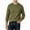 Army Green, variant on Qingpeng Mens Crew Neck Knit Pullover Sweater Long Sleeve Soft Textured Ribbed Trim Solid Tops for Outdoor and Daily Activities