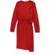 thumbnail image 2 of Ralph Lauren Womens Hi Low Midi Dress, brightred, 10, 2 of 2