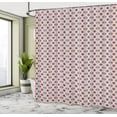 thumbnail image 5 of Ambesonne Wave Shower Curtain, Retro Look Abstract Motif Art, 69"Wx75"L, Multicolor, 5 of 5