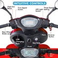 thumbnail image 6 of Xlluproid Mobility Scooters for Seniors & All Terrain Heavy Duty Travel Scooter,Red, 6 of 9