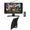 Supersonic 9" Class - LCD TV - 60Hz (SC-499) and Mohu Curve 30 Indoor HDTV Antenna