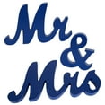 thumbnail image 2 of Adeeing Mr & Mrs Signs Large Mr & Mrs Wooden Letters for Sweetheart Table, Rustic Wedding Centerpiece, Photo Props, Wedding Decorations for Anniversaries, Navy Blue, 2 of 6