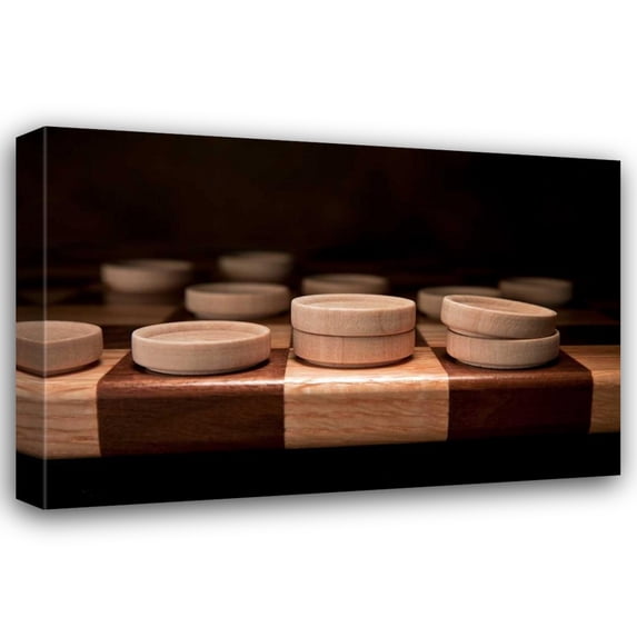 C. Thomas McNemar 44x31 Gallery Wrapped Canvas Wall Art Titled - Checkers I