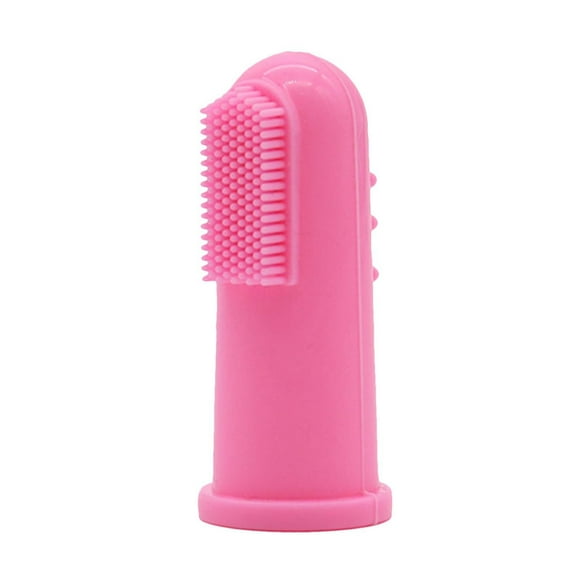 LILELIS Dog Toothbrush Finger Toothbrush for Cats and Dogs Puppy Supplies Dog Brush Great for Dogs and Cats Cat Brushes Little Finger Rubber Thumb Cover