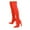 Red, variant on UngA Casual Boots for Women Knee High Boots Women Pointed Toe Tall Boots Stiletto High Heel Long Boots Side Zipper Sexy Dress Boots Green,8