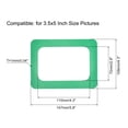 thumbnail image 2 of Magnetic Photo Frames 3.5x5 Display Holders for Refrigerator Pictures Green 4 Pack, 2 of 5
