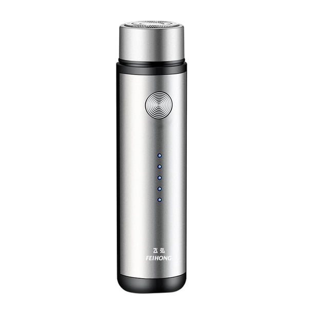 Mini afeitadora eléctrica Yuyangstore con Indicador LED Plata