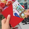 thumbnail image 5 of 12 Funny Merry Christmas Cards Pack (1 Design, 12 Cards) - Not Your Real Father B1183, 5 of 7