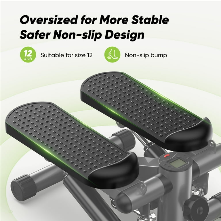 edx Steppers for Exercise, Mini Home Fitness Step with Resistance