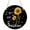 black, variant on Sunflowers Farmhouse Round Front Door Welcome Sign, 5.9 Inch Wall Hanging Decor for Indoor Outdoor, Sage Green Plaid Pastoral Rustic Home Porch Hanger Decorations for Holiday Gift