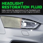 2026 Professional Car Headlight Restoration Kit, Multifunctional Car Headlight Cleaner, Headlight Polishing Kit with Sponge & Towel, Headlight Polishing Spray for All Vehicle Types