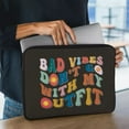thumbnail image 4 of Bad Vibes Dell 16" Two-Sided Sleeve - Cool Design Laptop Sleeve - Themed Laptop Sleeve with Zipper, 4 of 5