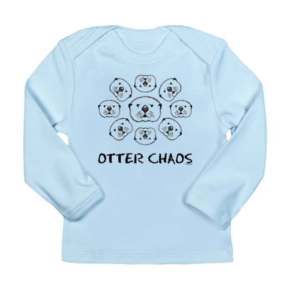 CafePress - Otter Chaos Long Sleeve Infant T Shirt - Long Sleeve Infant T-Shirt