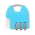 thumbnail image 4 of Candado con contraseña Mini código de 3 dígitos Cajón de equipaje Cerradura antirrobo Azul JShteea Para Estrenar, 4 of 7
