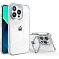 thumbnail image 7 of Compatible with iPhone Case,Classic Clear Camera Ring Stand Holder Kickstand Protection Shockproof Cover Phone Case (Black,iPhone 14 Pro), 7 of 7