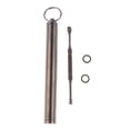 thumbnail image 2 of Titanium Alloy Camping Toothpick Box Ear Pick Holder with Ear Pick, 2 of 10
