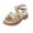 a-49GD416, variant on FINALGANG Little Girls Adjustable Ankle Strap Floral Applique Closed Toe Sandals Shiny Upper Flat Sole Summer Party Kids Princess Sandals Casual Shoes 2.5-3 Years
