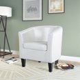thumbnail image 2 of CorLiving Antonio Bonded Leather Tub Chair, 2 of 4
